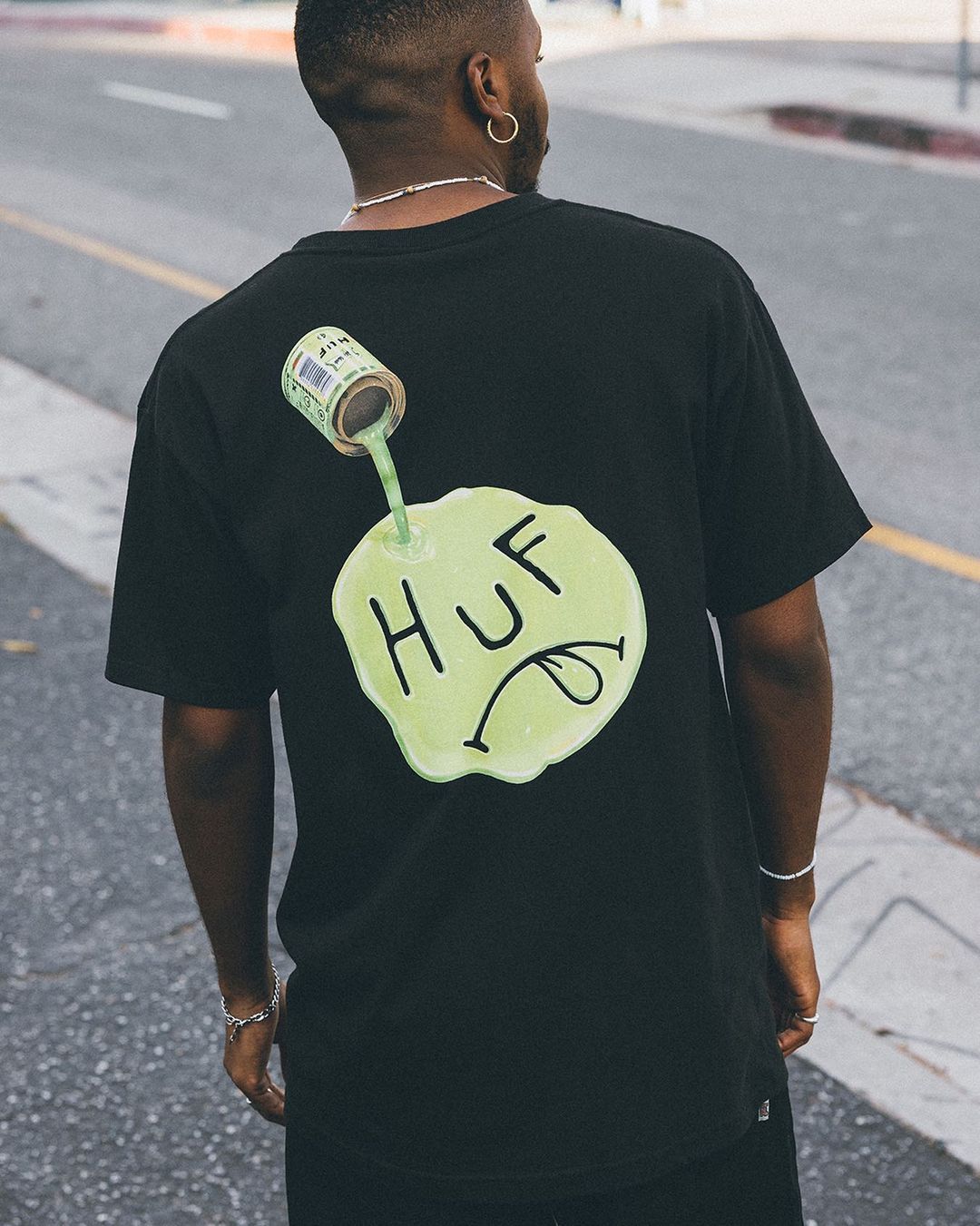 huf pizza shirt