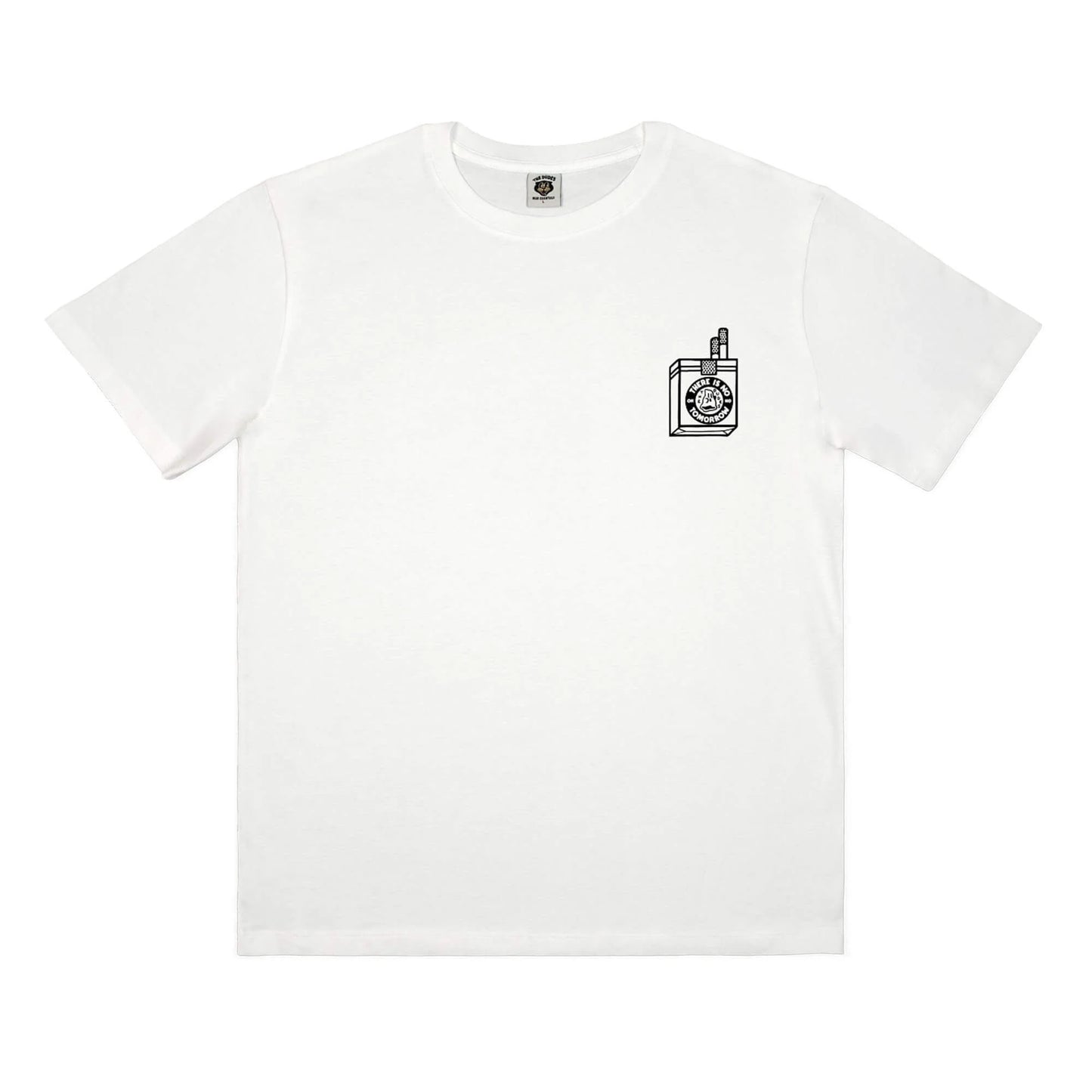 THE DUDES TOO SHORT SMOKES SS TEE  - Off White