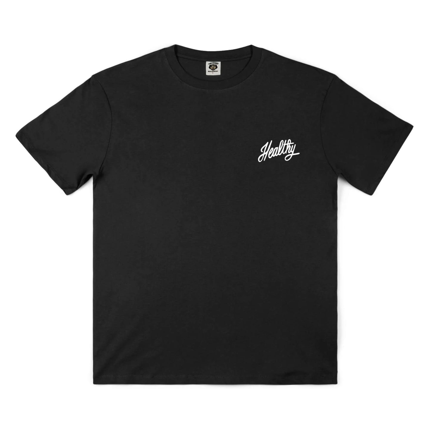 THE DUDES HEALTHY SS TEE  - Black