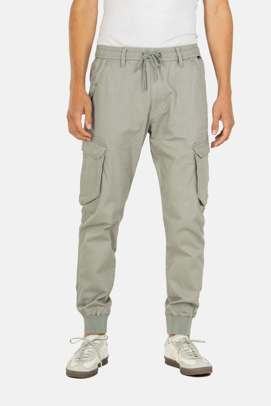 REELL REFLEX RIB CARGO PANT - Moon MIst