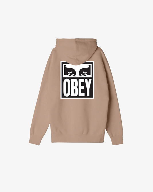 OBEY EYES ICON PREMIUM HOODIE - Warm Taupe