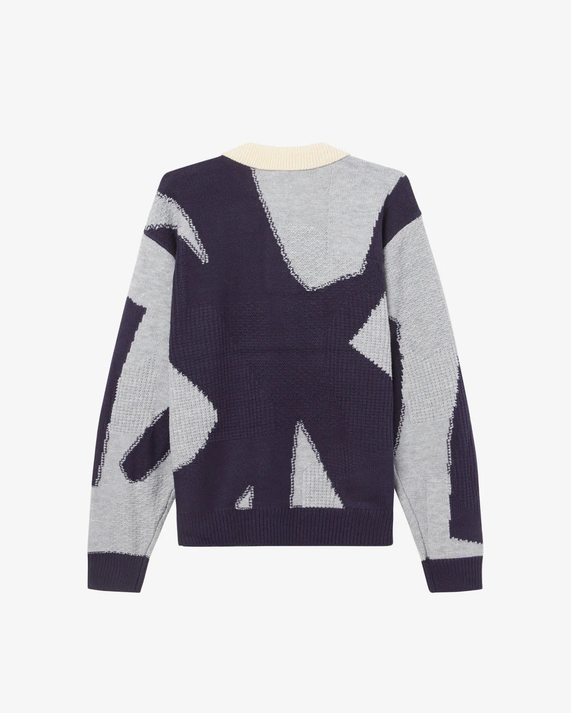 OBEY LUCA POLO SWEATER - Heather Grey Multi