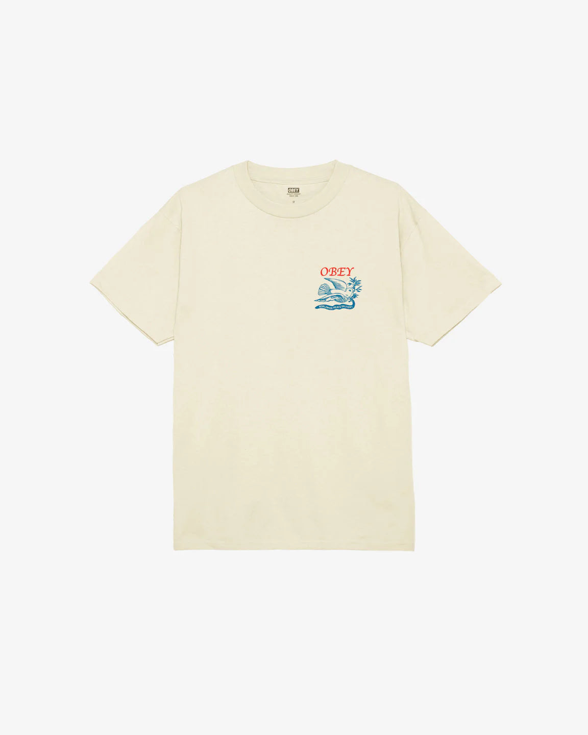 OBEY Peace Delivery Dove SS Tee - Cream