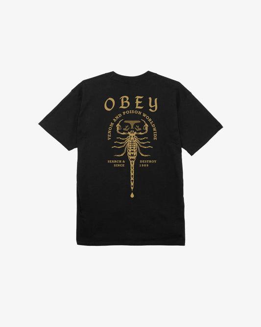 OBEY Scorpion SS Tee - Black