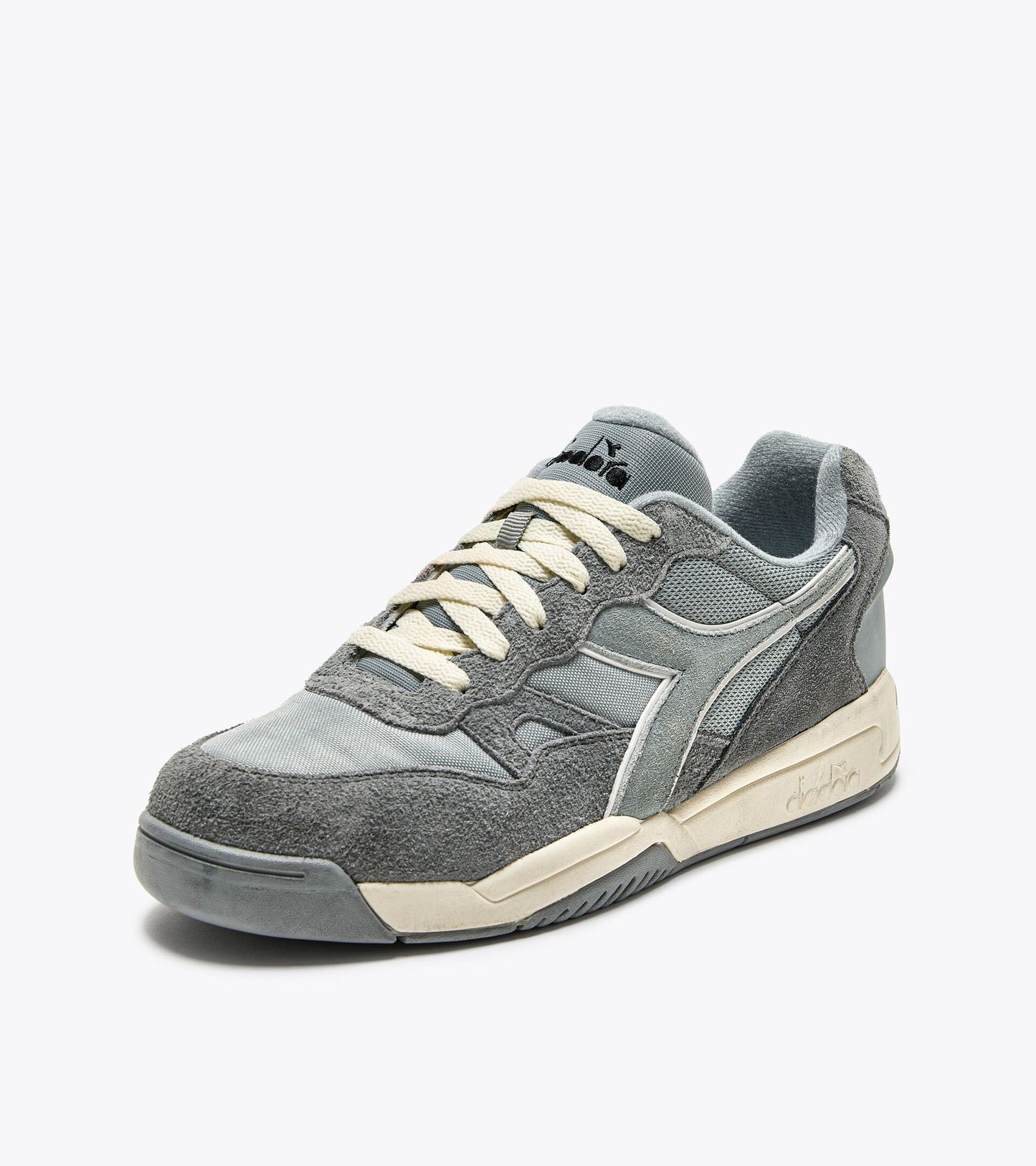 DIADORA WINNER HAIRY SUEDE - Melange Grey