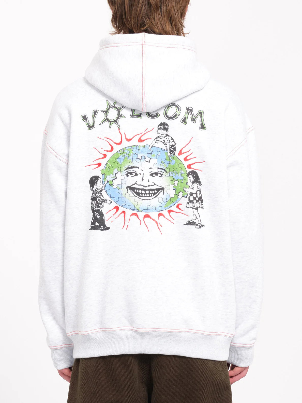 VOLCOM KEUTCHI HOODIE - Bone Heather