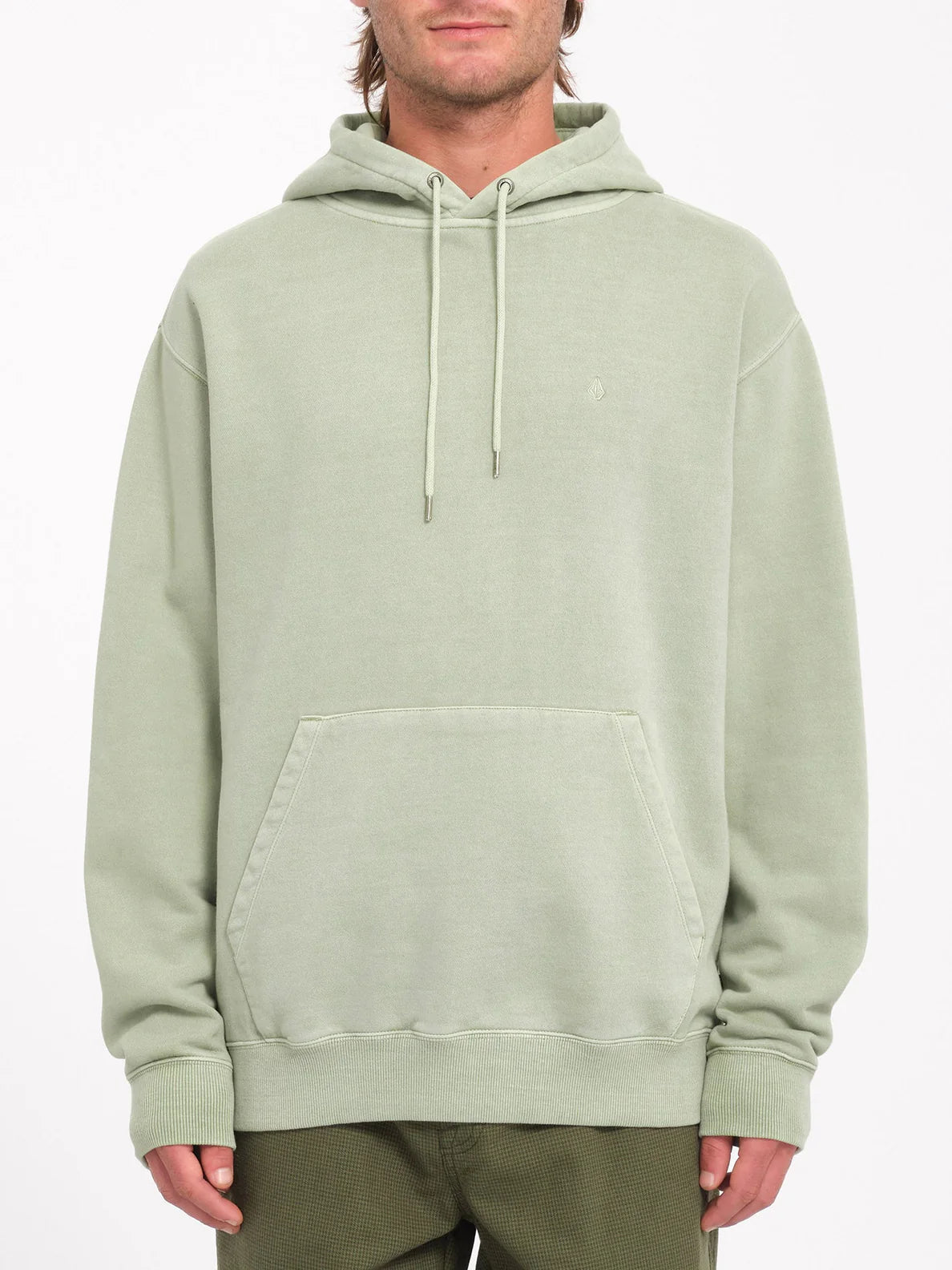 VOLCOM SINGLE STONE HOODIE - Green Tea