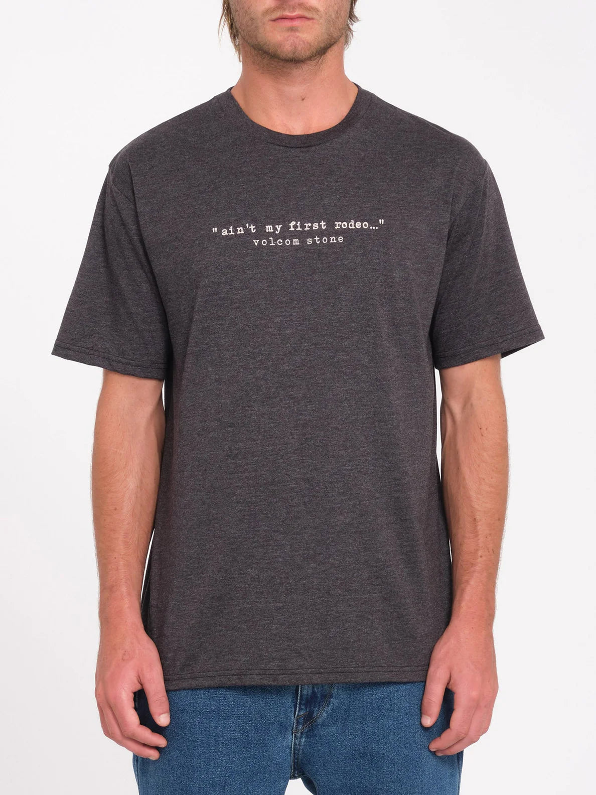 VOLCOM SCOWBOY SS TEE  - Heather Black