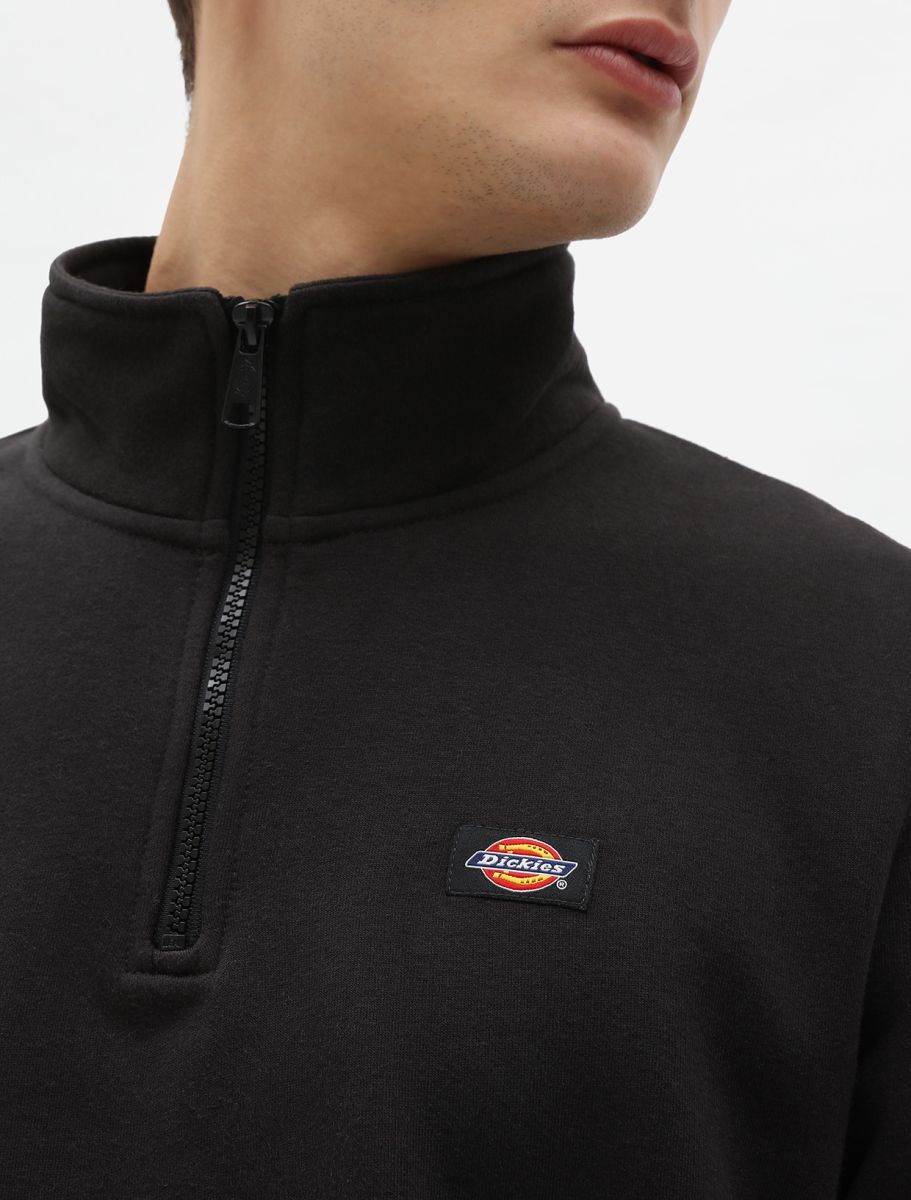 DICKIES OAKPORT QUARTER ZIP - Black