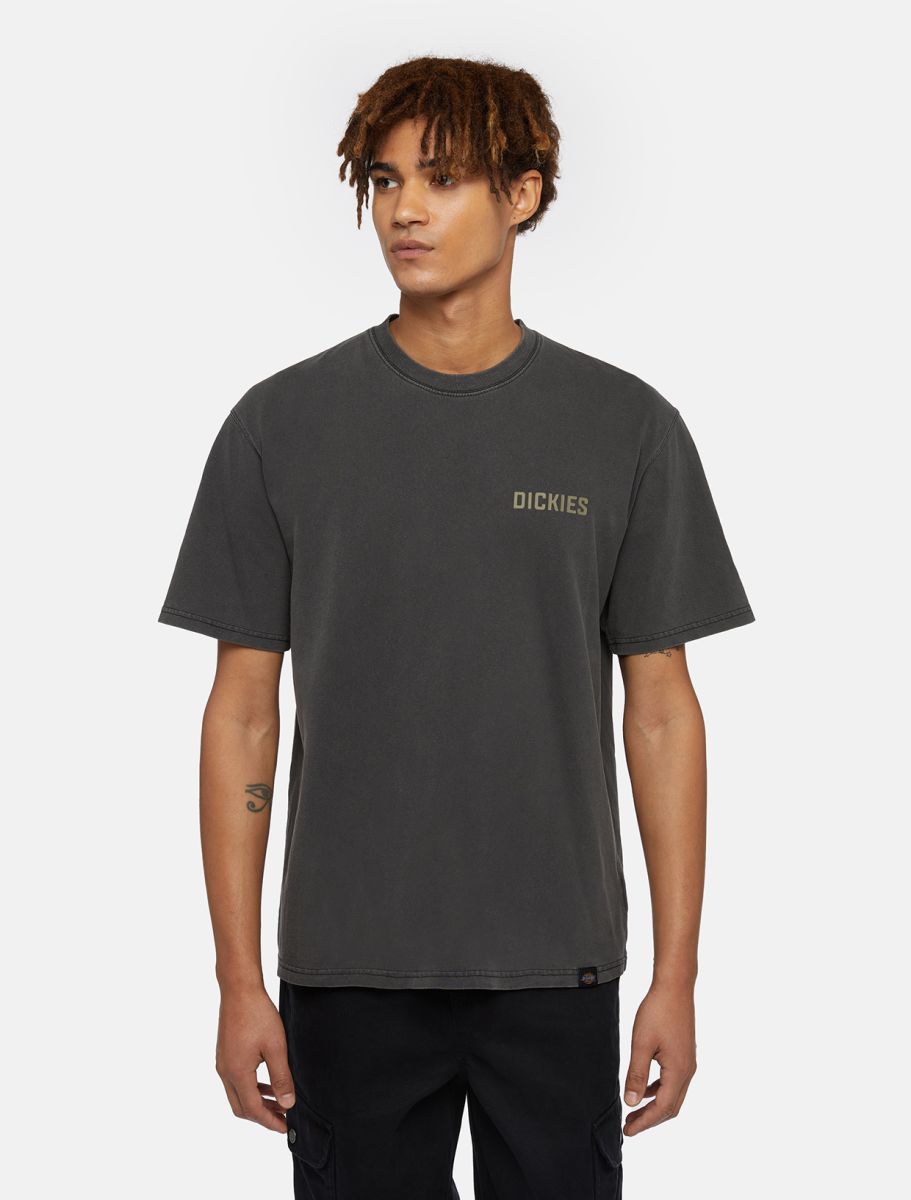 DICKIES HIGH FLYING WORKWEAR SS TEE - Black