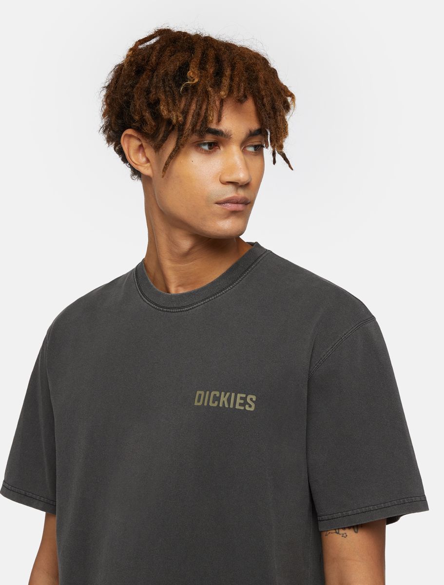 DICKIES HIGH FLYING WORKWEAR SS TEE - Black