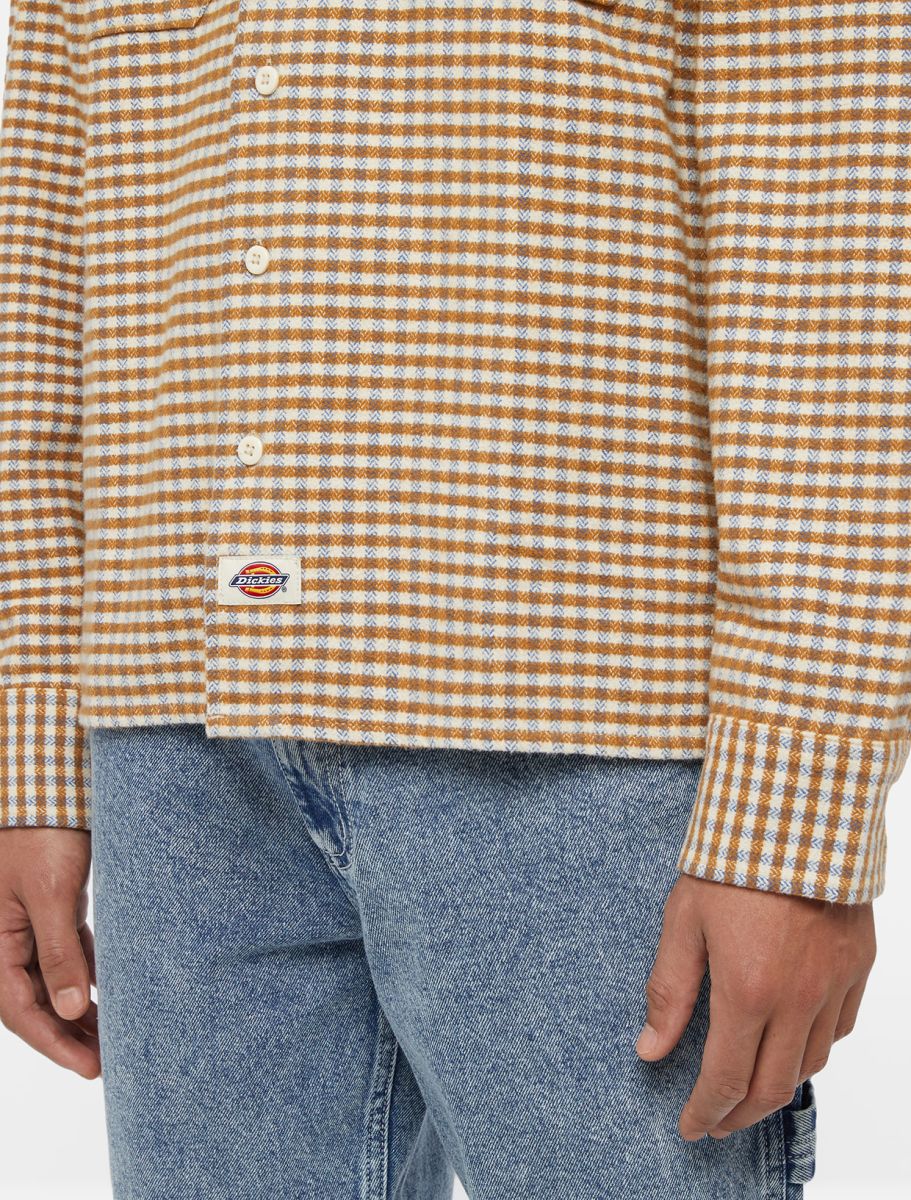 DICKIES FRENCHTOWN LS SHIRT - Whitecap