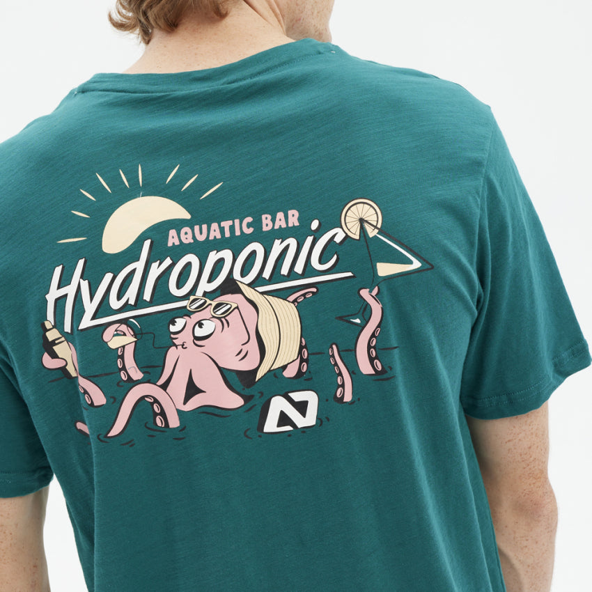 HYDROPONIC AQUATIC SS TEE - Teal Green