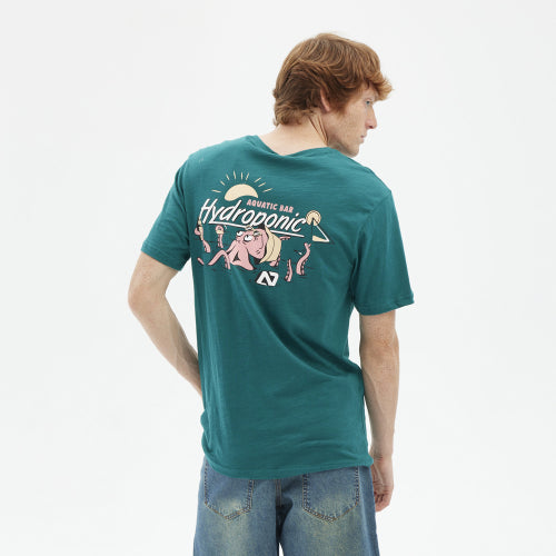 HYDROPONIC AQUATIC SS TEE - Teal Green