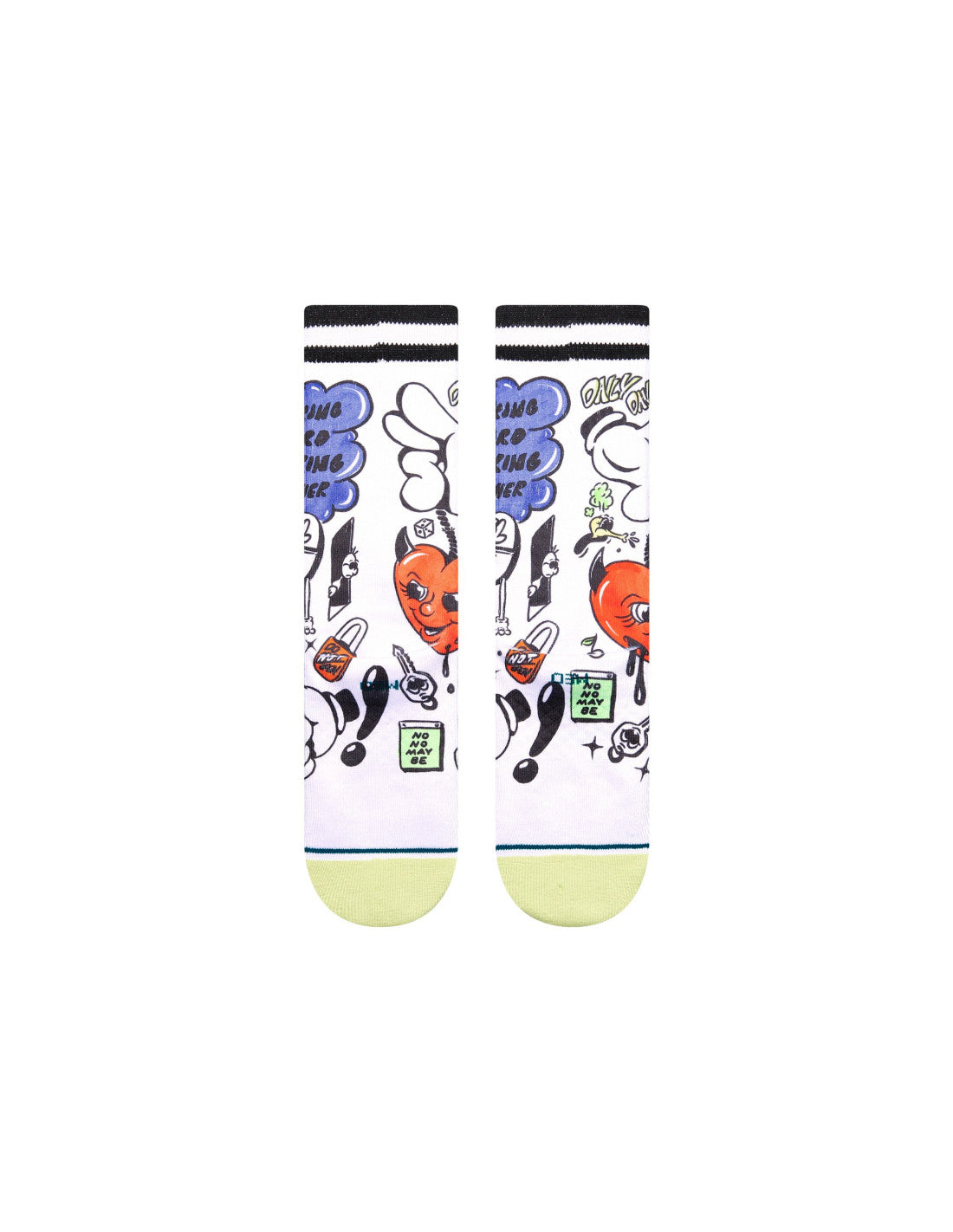 STANCE DAILY DANGER CREW - White