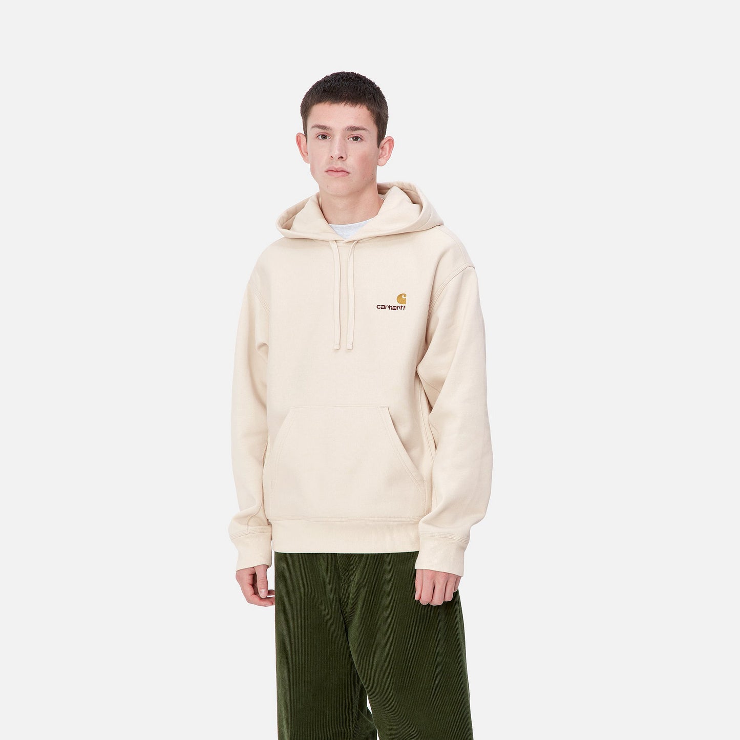 CARHARTT WIP Hooded American Script Sweatshirt - Moonbean