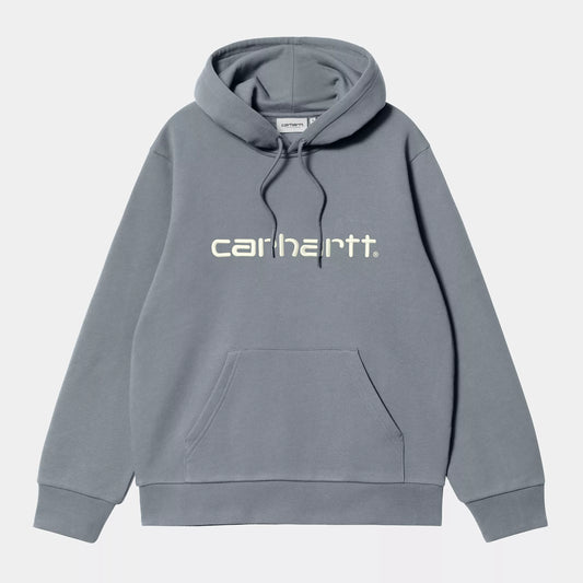 CARHARTT WIP HOODED CARHARTT SWEAT - Dove Grey Wax