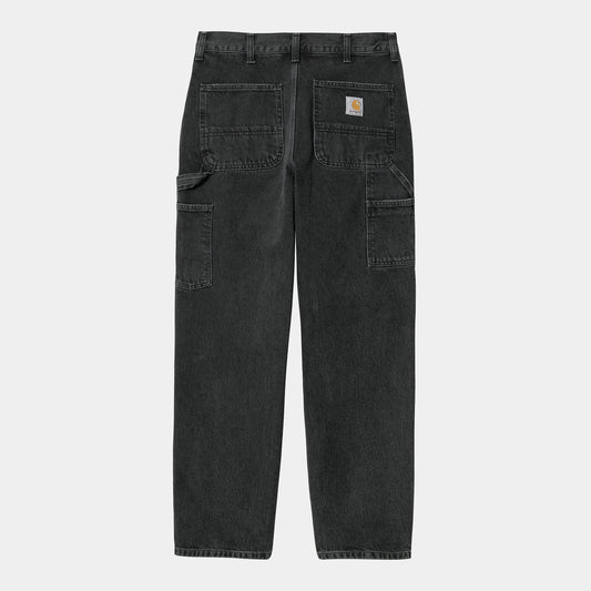 CARHARTT WIP SINGLE KNEE PANT - Black (Stone Washed)